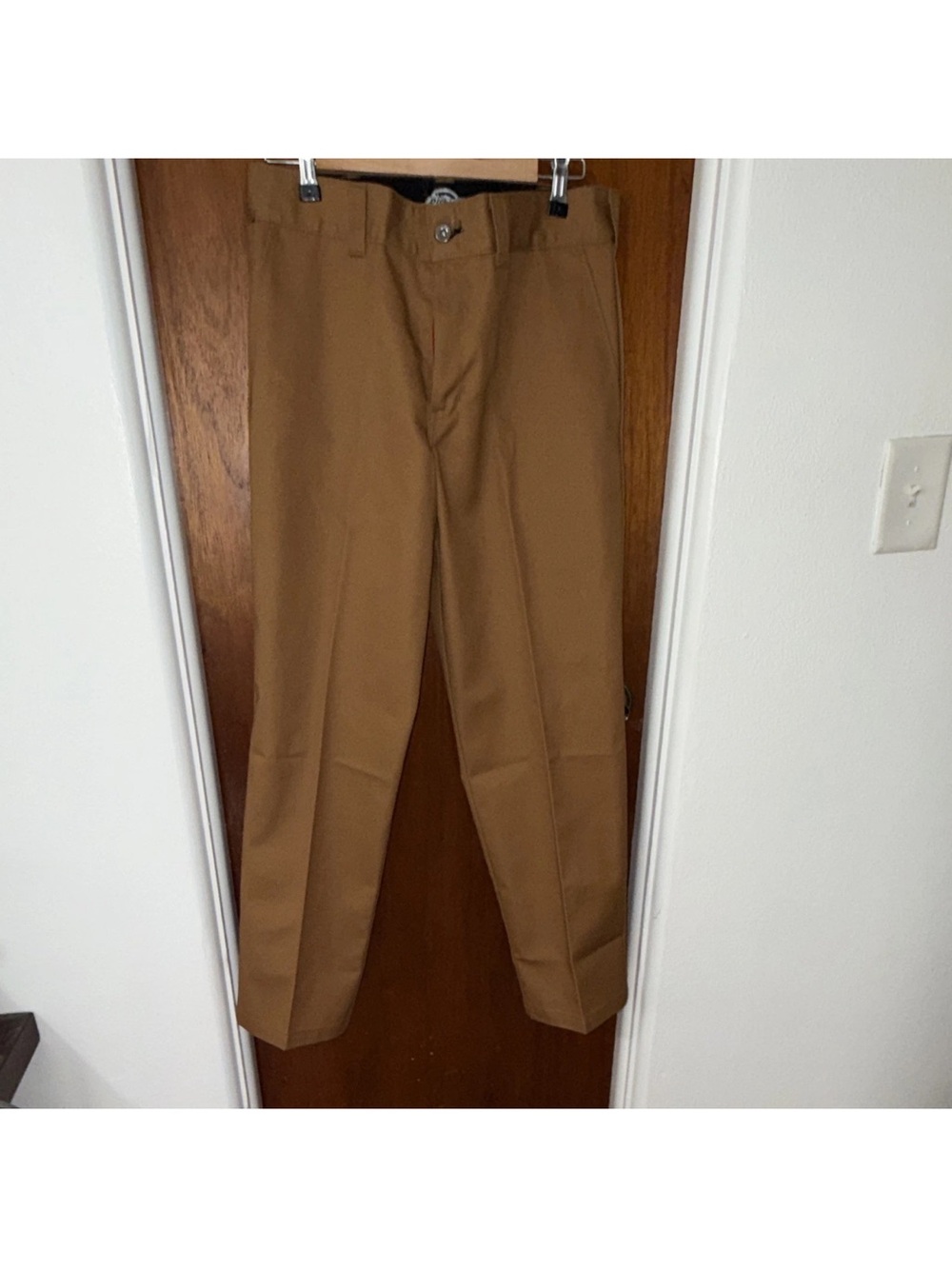 Dickies Straight-Leg Khaki Work Chinos - Brown